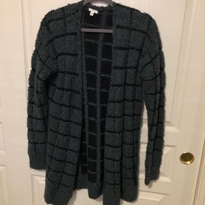 BP Grid Pattern Teal Sweater